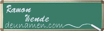 Ramon Wende Visitenkarte